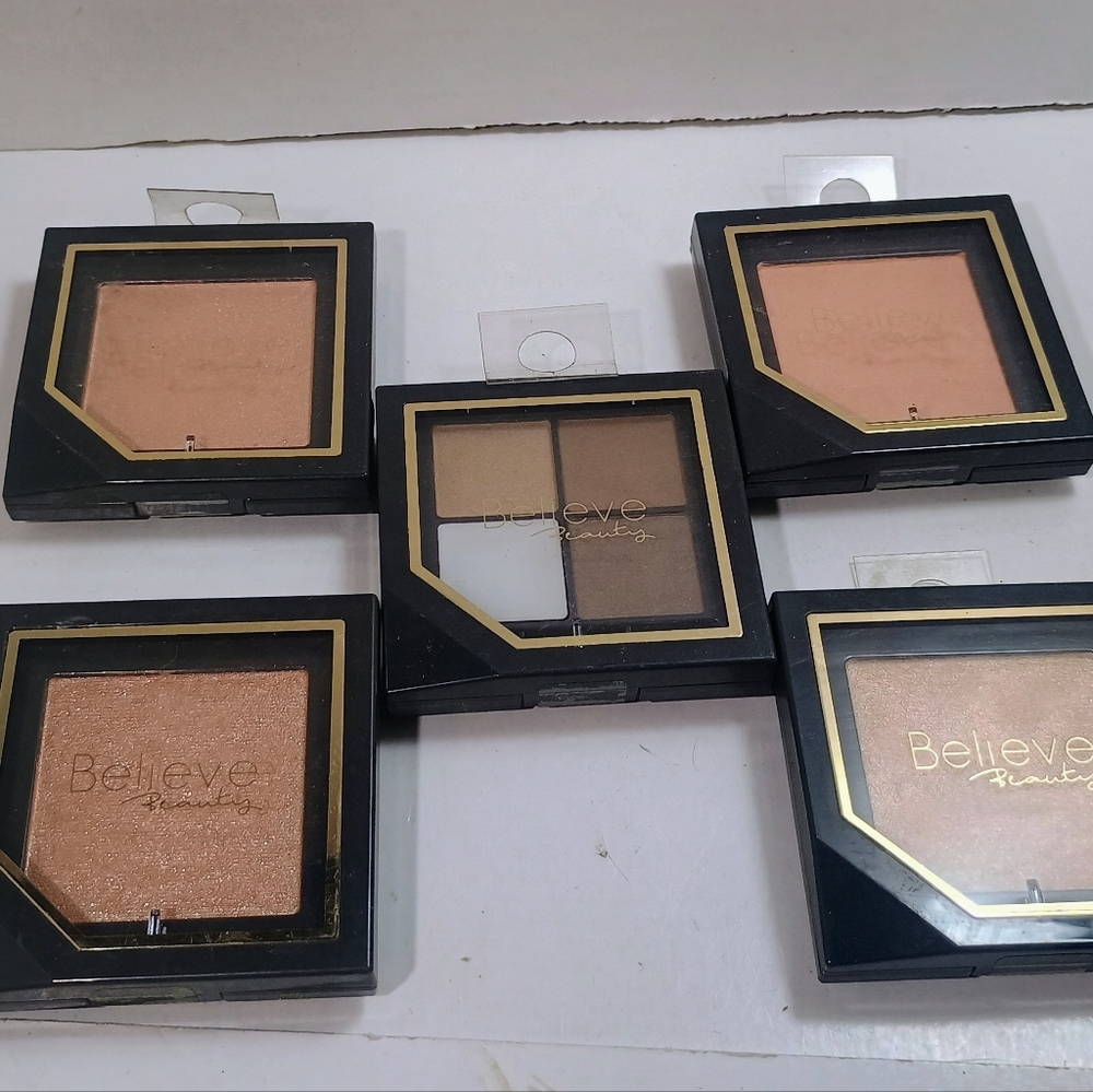 Believe Beauty Set of 5 Champagne Kiss,Creamy Peach,Pink Pearl,Good Vibes